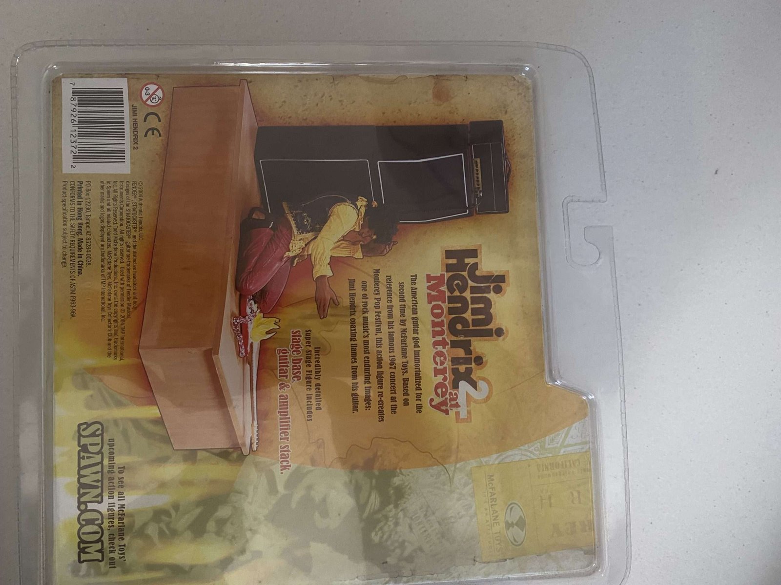 Jimi Hendrix 2 Monterey 2004 McFarlane Action Figure