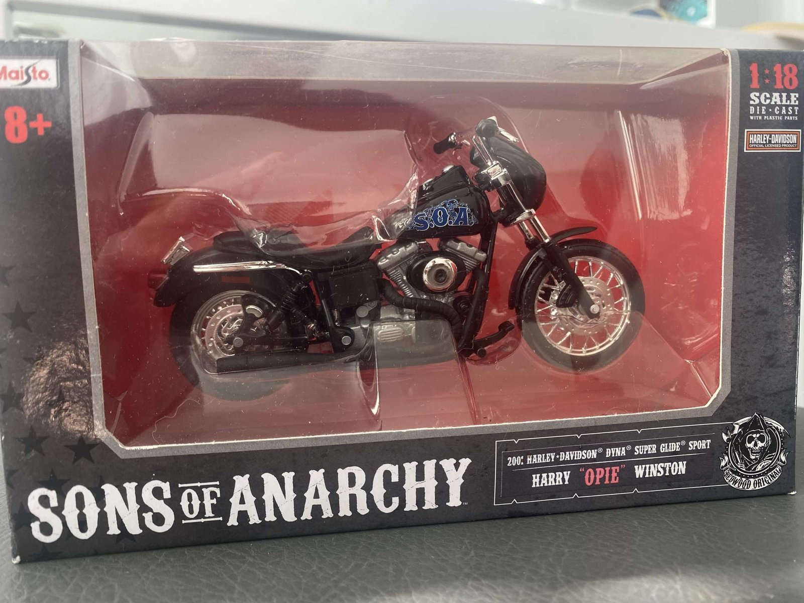 Sons of Anarchy 1:18 Scale DieCast Vehicle Harry Opie Winston