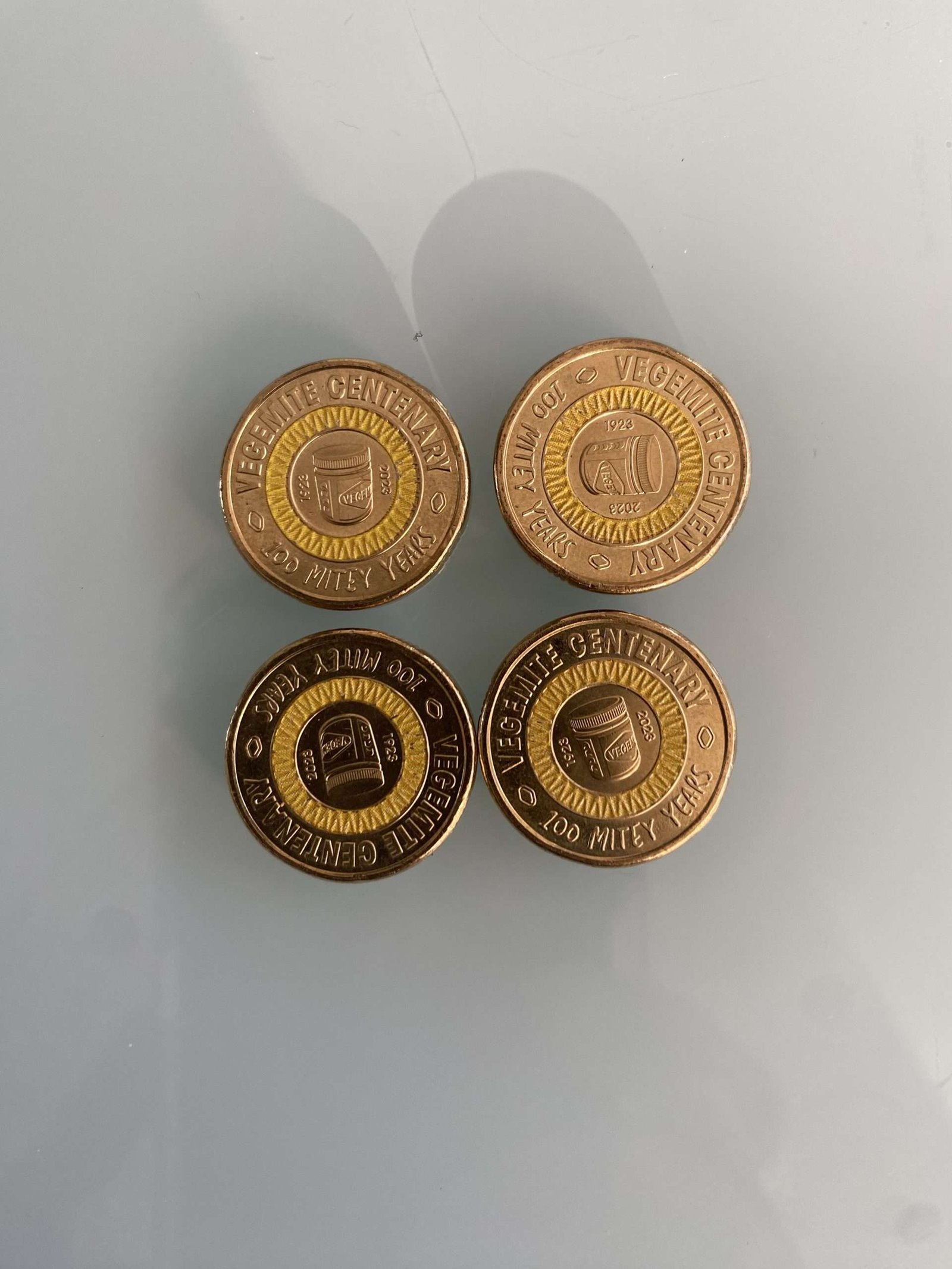 Woolworths exclusive Vegemite $2 coin yellow