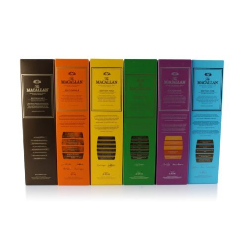 Macallan Edition No 1-6 Set Single Malt Scotch Whisky