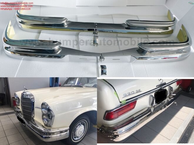 Mercedes W111 W112 Fintail Coupe 59 – 68 Bumpers