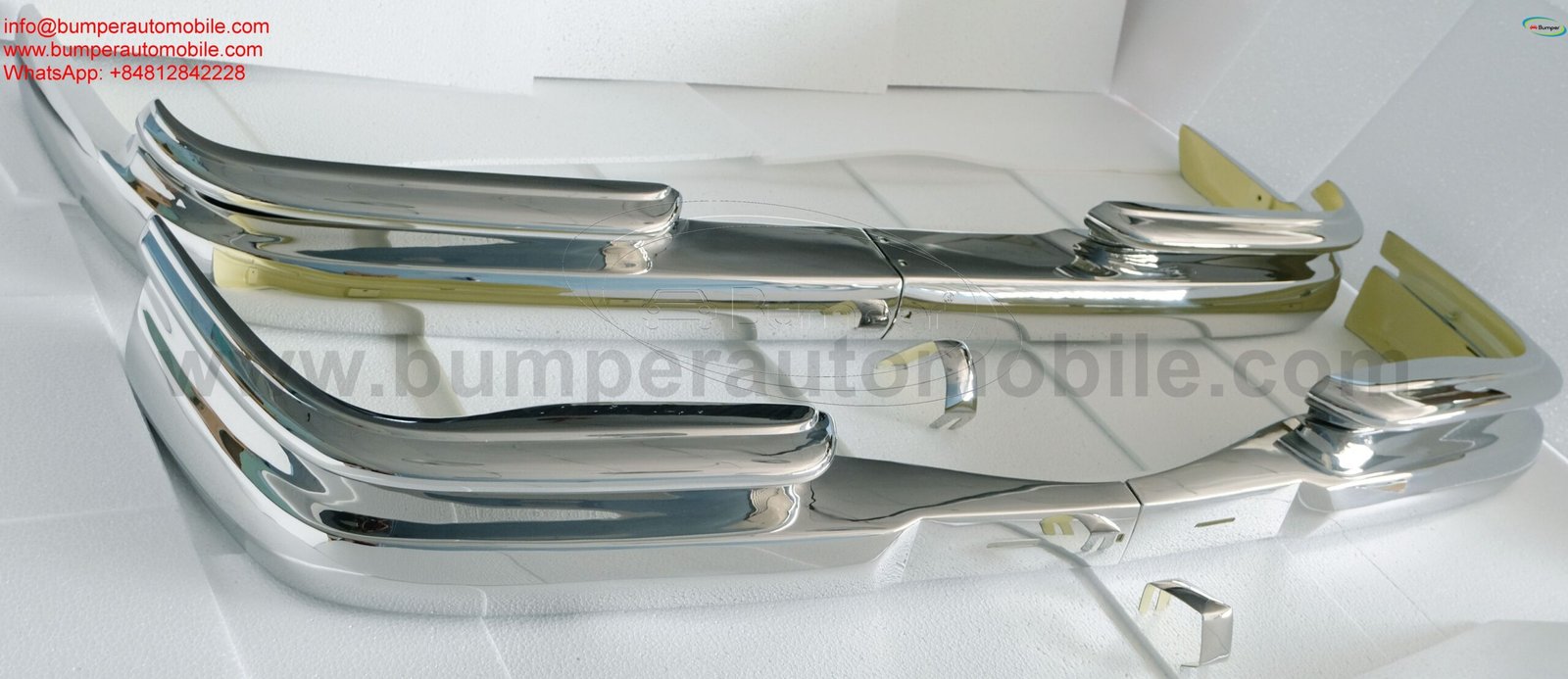Mercedes W111 W112 Fintail Coupe 59 – 68 Bumpers