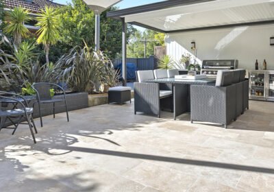 Travertine-paver