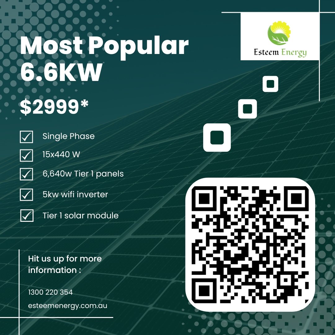 Get a 6.6kW Premium Solar System at an affordable rate