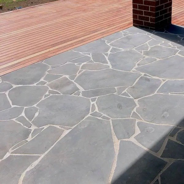 Transform Your Outdoors with Bluestone Crazy Paver