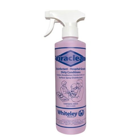 Whiteley Viraclean Hospital Grade Disinfectant Spray Bottle 500ml – Joya Medical Supplies