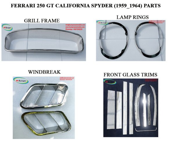 Ferrari 250 GT California Spider (1959-1964) parts