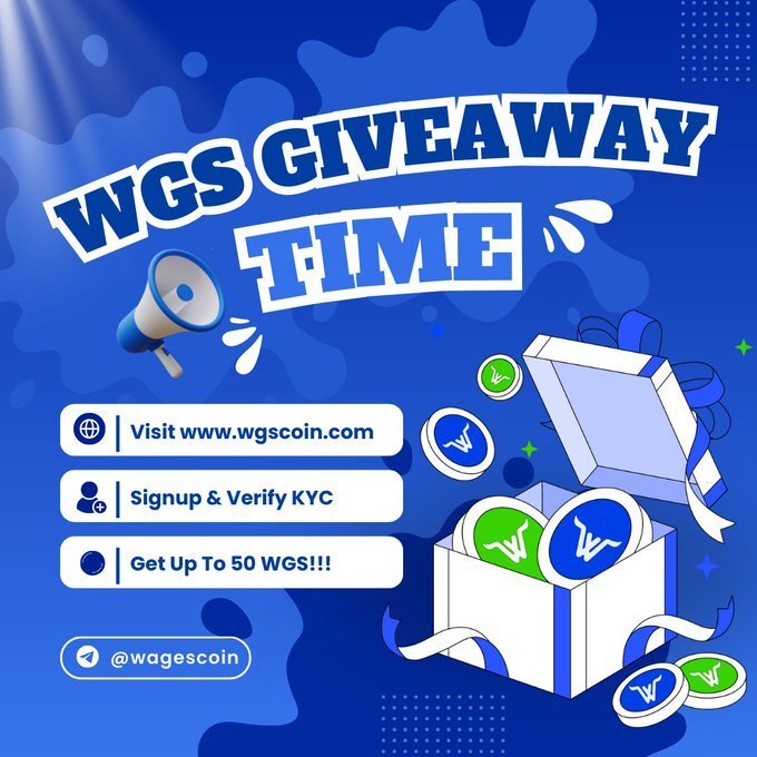 Be Part of the Change: Sign Up Now for 50 Free WGS Tokens with Wagescoin!