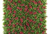 Luxury Flowering Pink Vertical Garden / Green Wall UV Resistant 1m X 1m