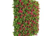 Luxury Flowering Pink Vertical Garden / Green Wall UV Resistant 1m X 1m