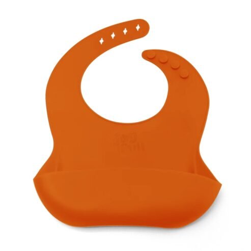 Catch and Clean Silicone Bib – Juicy Orange