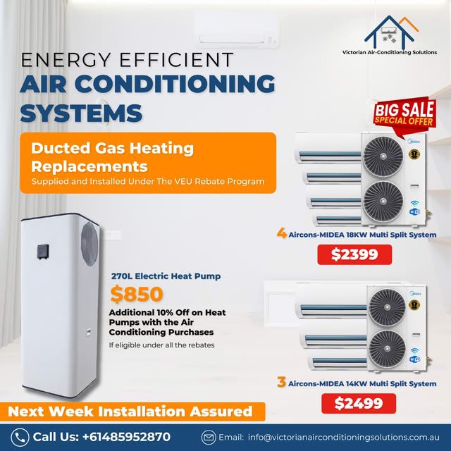 Upgrade to Energy-Efficient Air Conditioning with Greentastic Pty Ltd