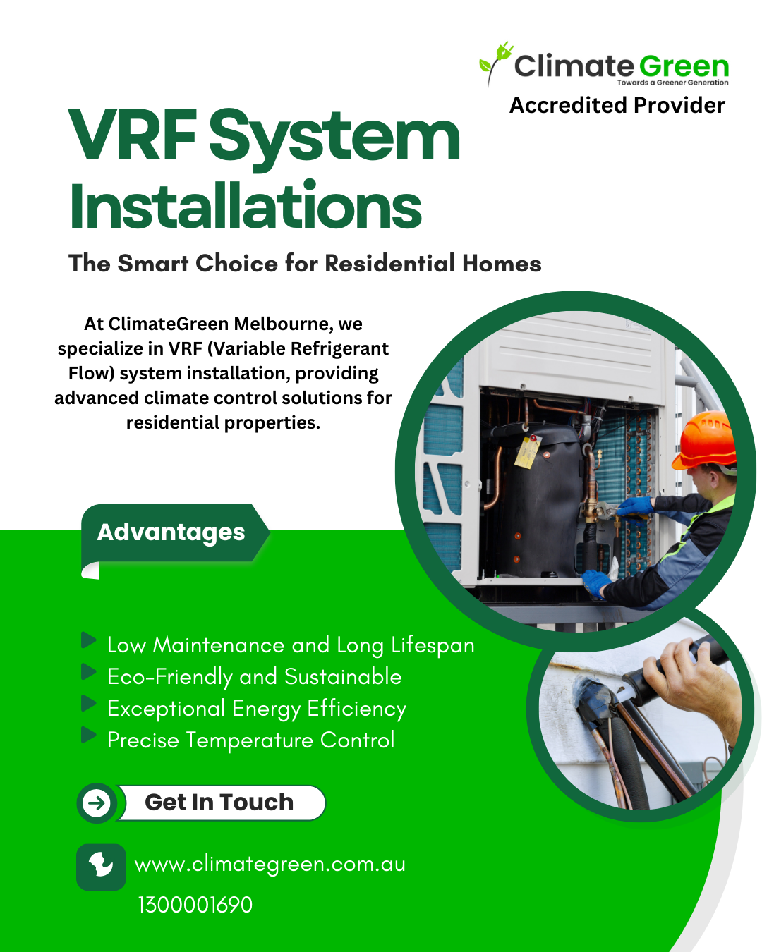 VRF System Installation – Energy-Efficient Climate Control!