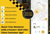 Develop An Uber Clone App For Revenue-Generating Taxi Business