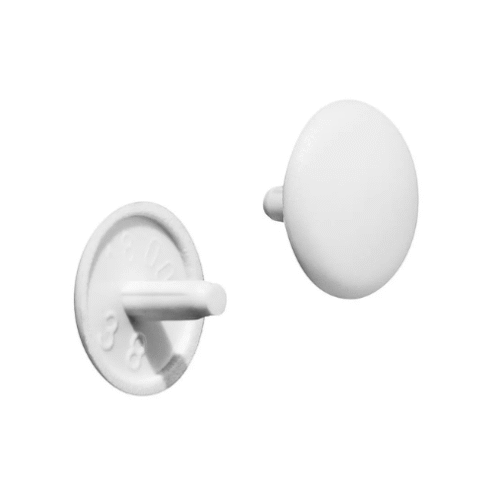 Buy Press Fit Screw Cover Caps 12mm White In Australia