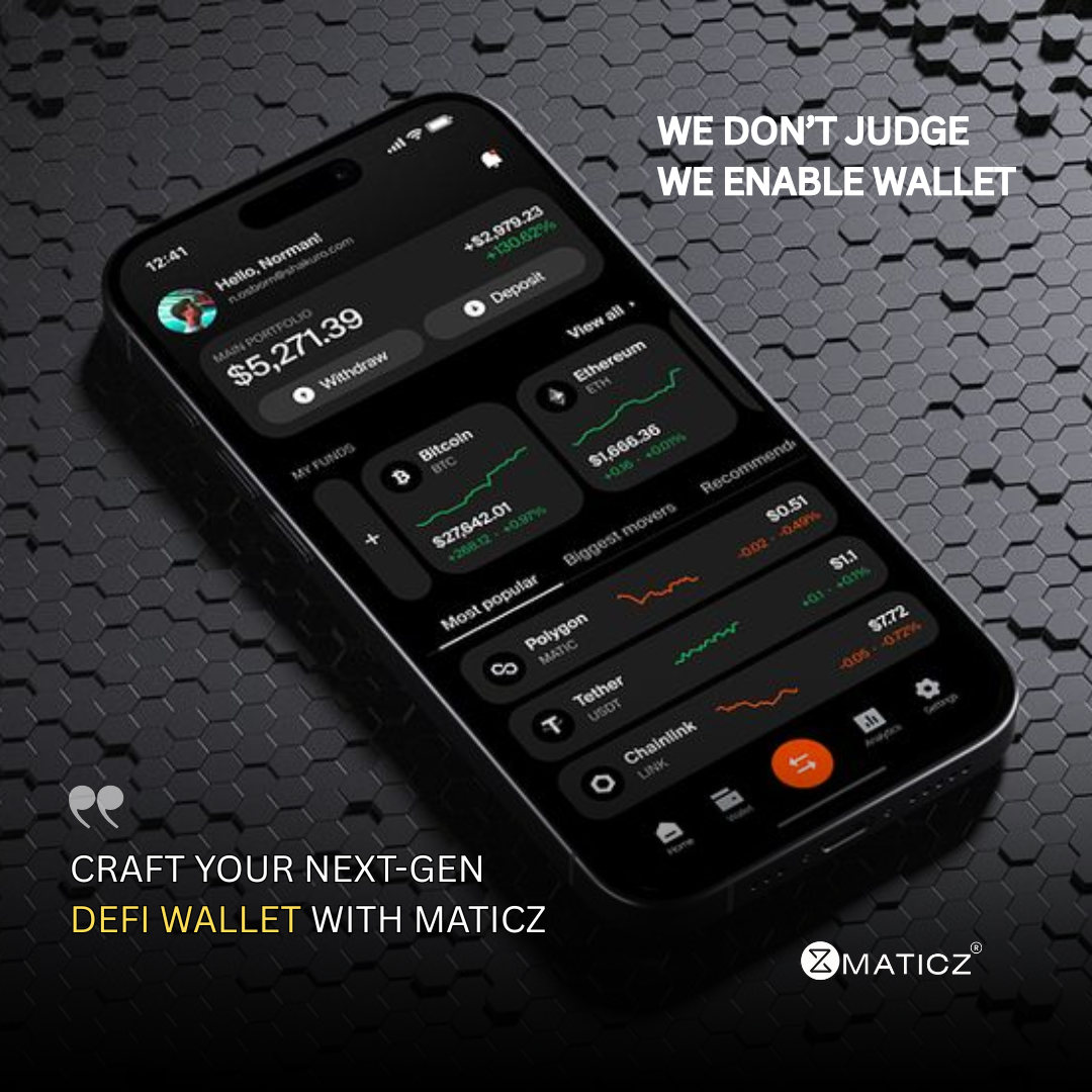 Launch your DeFi Wallet Today with Maticz