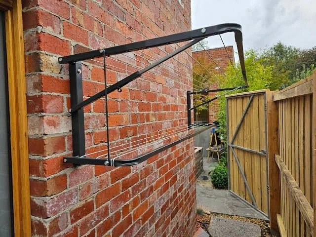 Folding clothes line installation in Adelaide