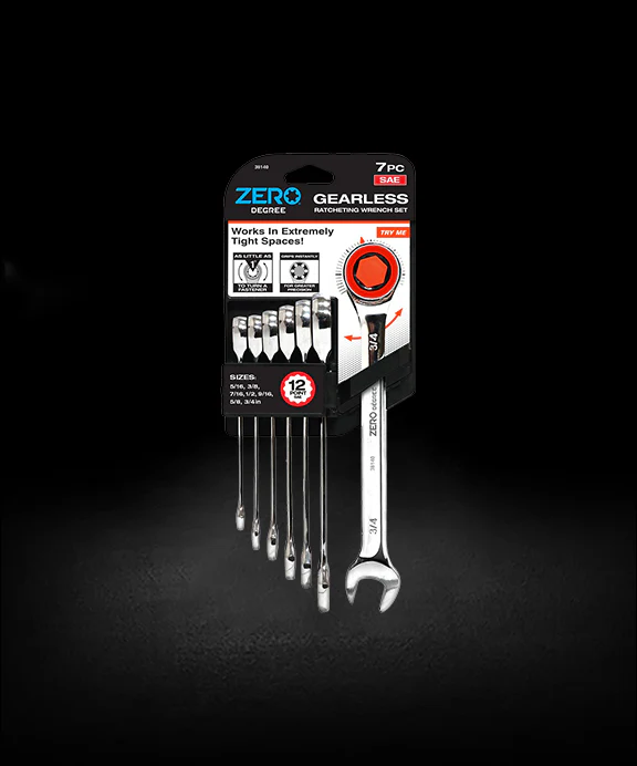 Ratchet spanner set 7 piece METRIC