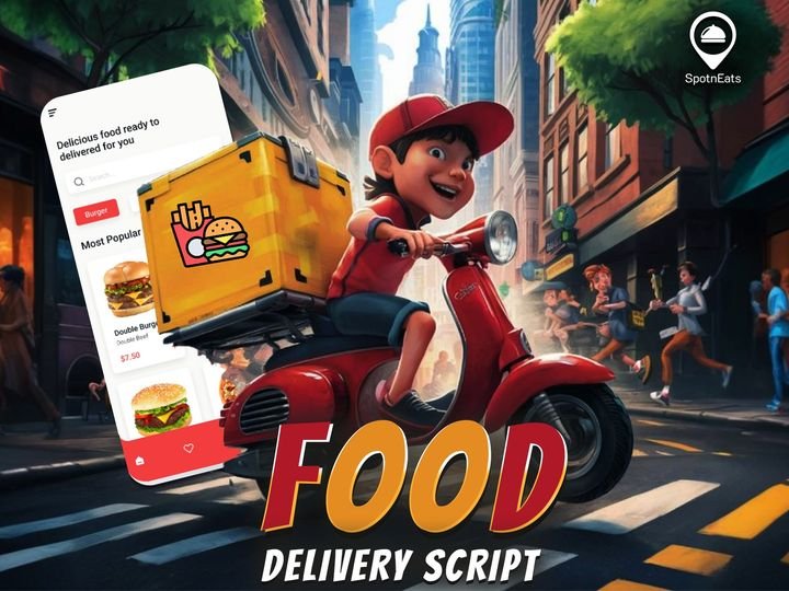 All-in-One Food Delivery App with AI Voice & 4 Powerful Panels | SpotnEats