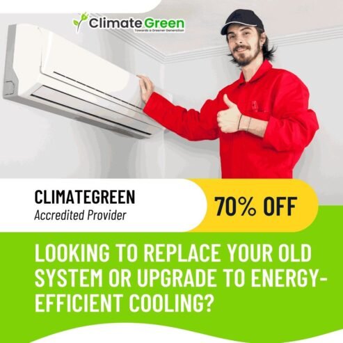 ❄️ Upgrade Your Cooling System with Climate Green – Get Up to 70% OFF! VEU Accredited Provider | Ser
