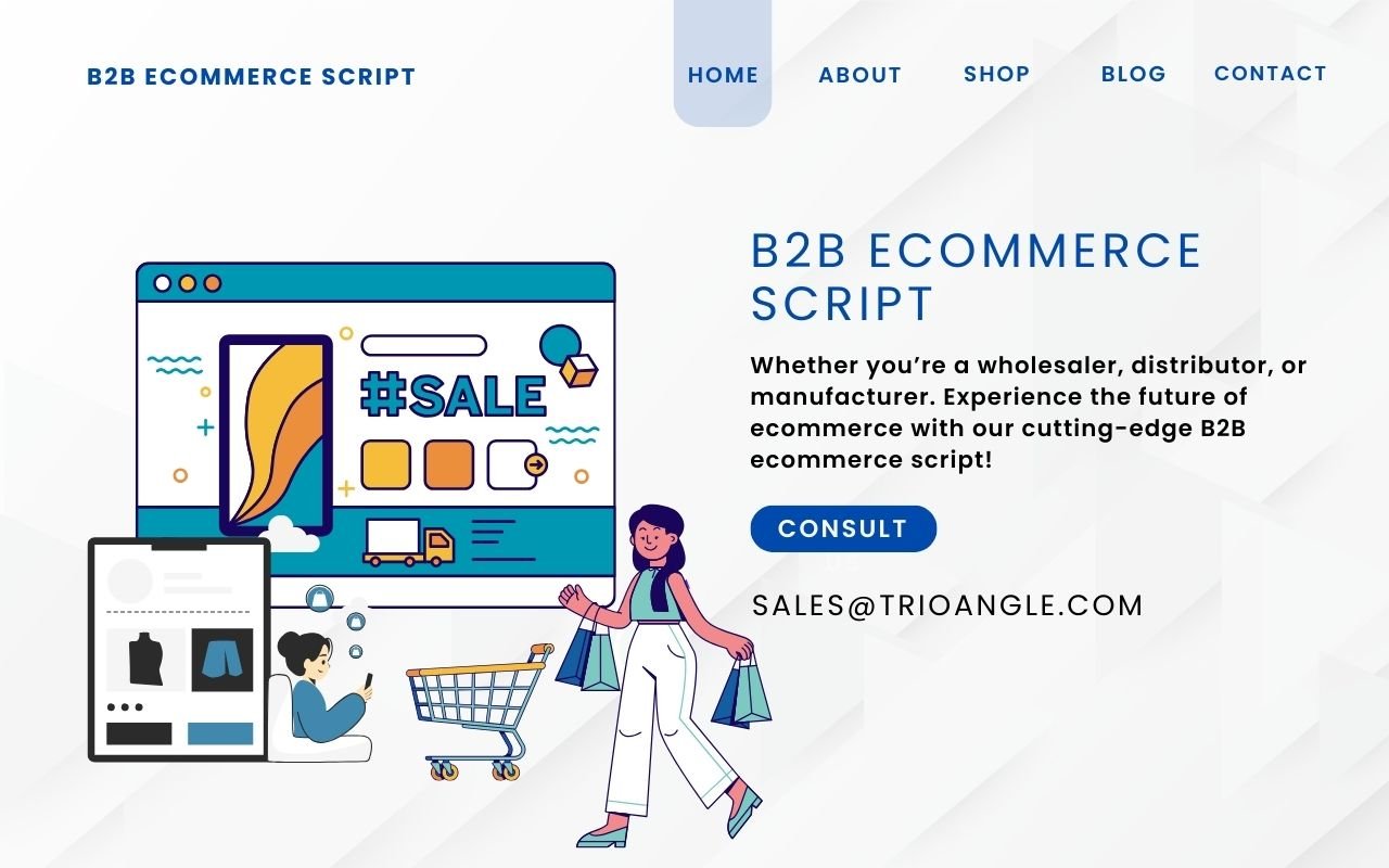 Power Your Online B2B Marketplace with Our Advanced B2B eCommerce Script!