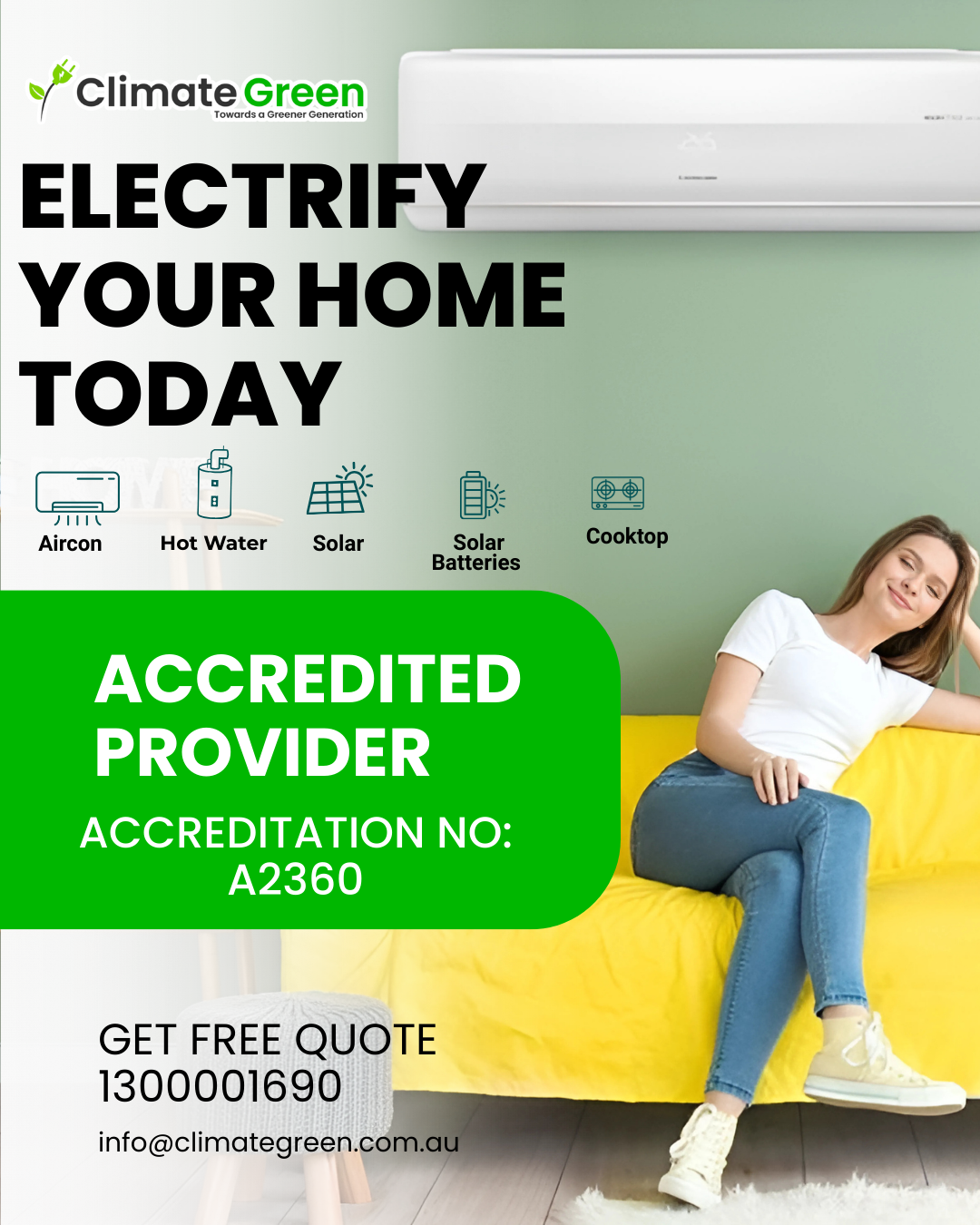 Electrify Your Home with Climate Green – Accredited Provider