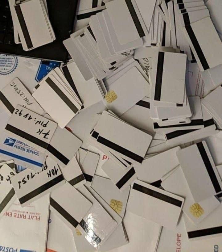 cloned cards with high and low balance