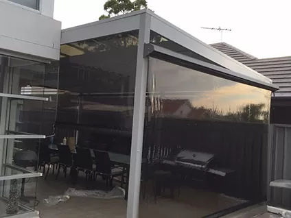 Dual System Outdoor Blinds – Year-Round Protection & Style