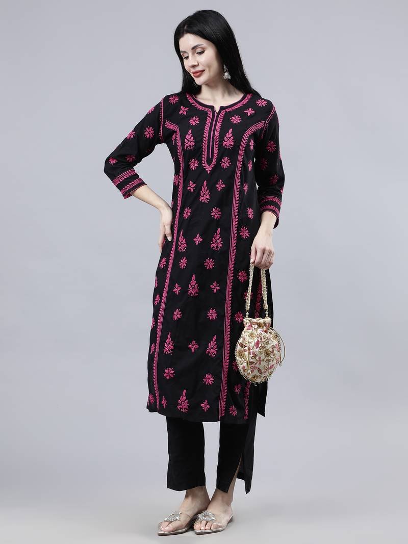 Lakhnavi Kurtas Crafted with Grace at Mirraw