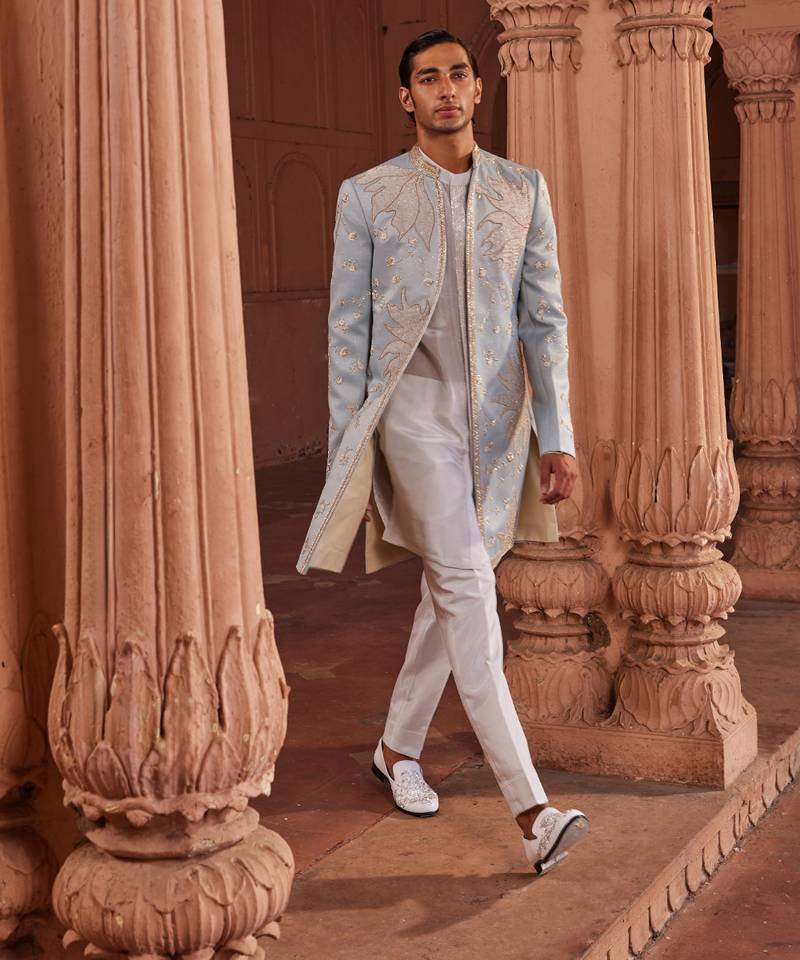 Blue Sherwani for Men Who Want to Stand Out