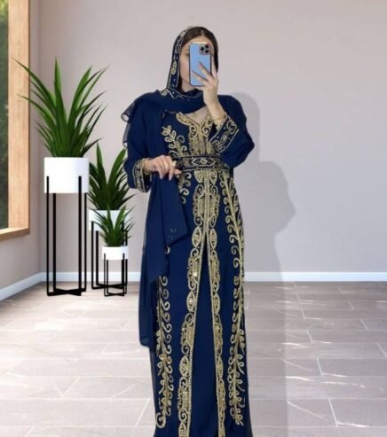 Elegant Stylish White Abaya Dress – Special Discount Available!