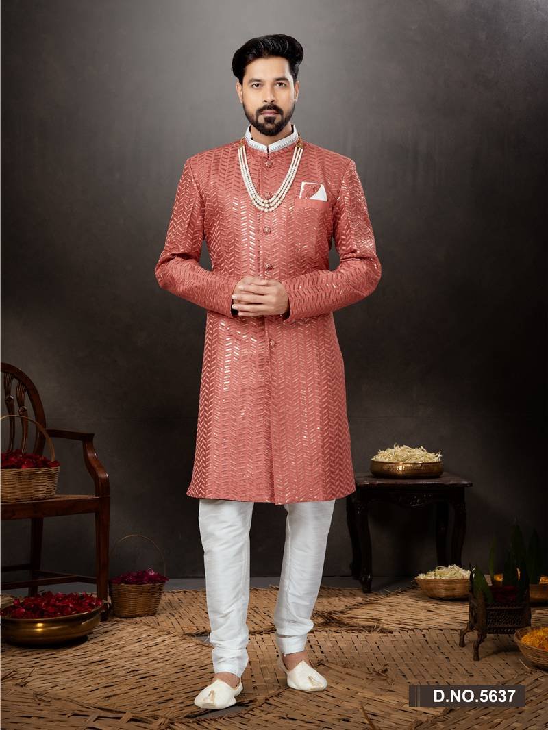 The Elegant Red Sherwani for Men – Perfect for Any Occasion