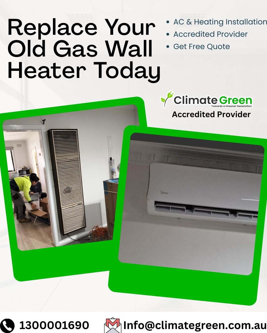 Ditch the Gas Wall Heater – Upgrade to Energy-Efficient Comfort