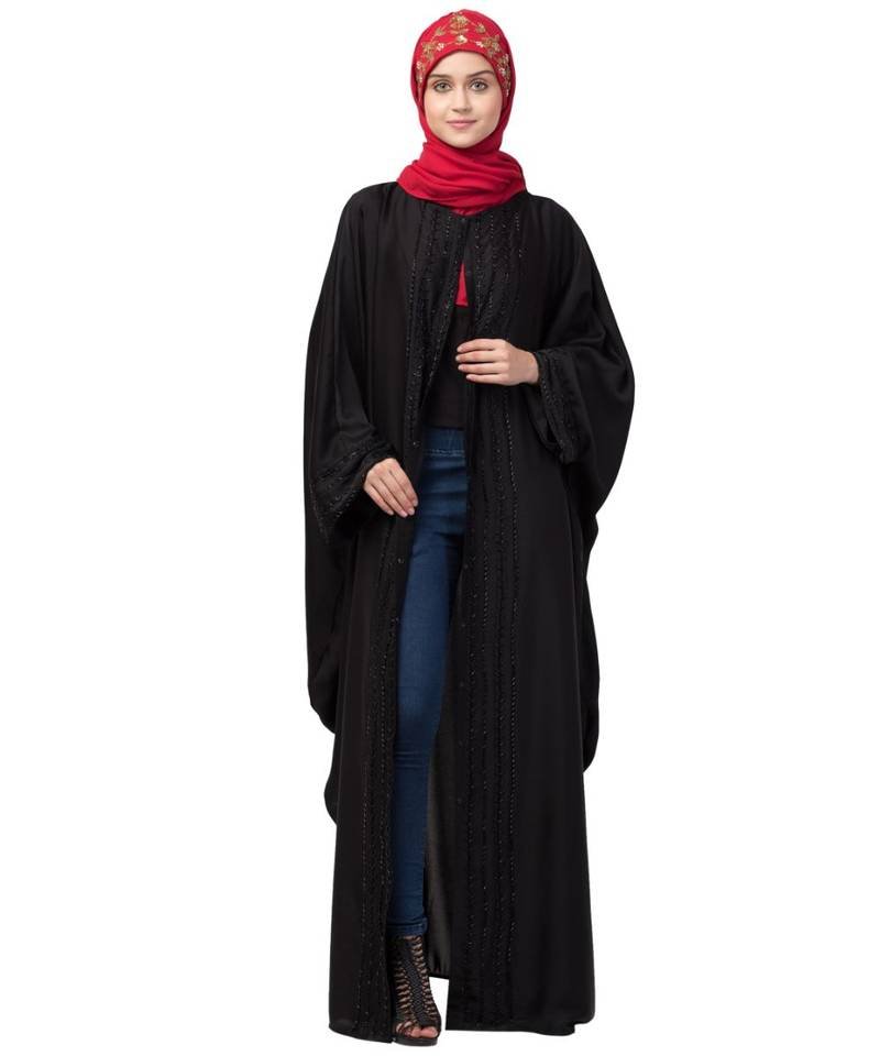Stylish Black Abayas for Women – Special Discount on Mirraw Collection