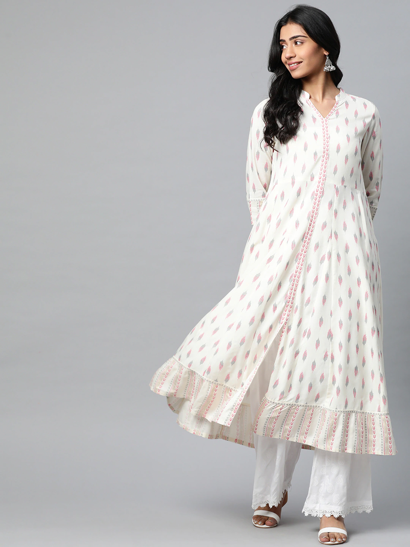 Exclusive Collection of White Kurtis with Special Deals