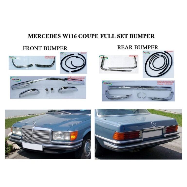 Mercedes W116 EURO Style 1972 Bumpers
