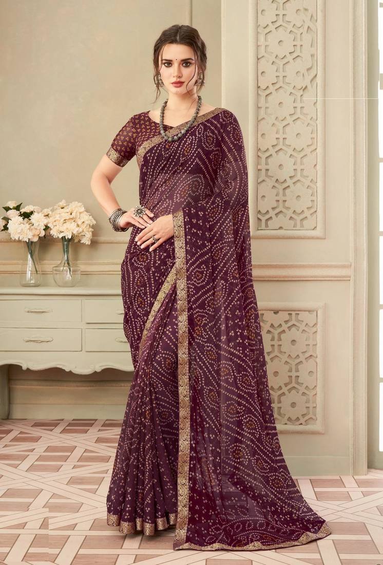 Beautiful Bandhani Saree Sale – Flat 12% OFF | Mirraw Brand