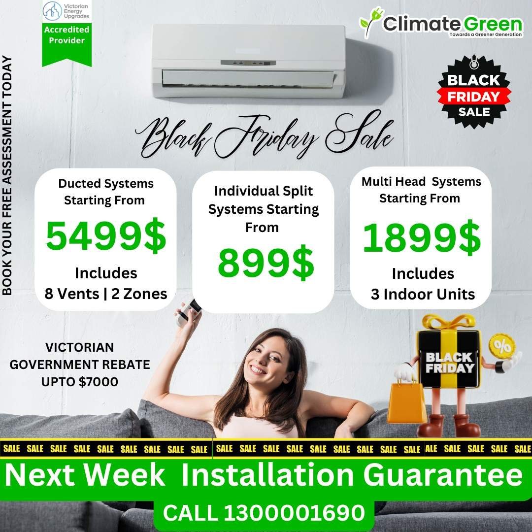 BLACK FRIDAY HEATING & COOLING SALE – LIMITED TIME!