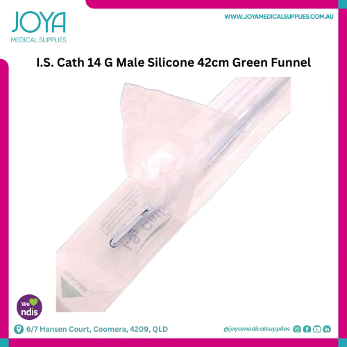 I.S. Cath 14 G Male Silicone 42cm Green Funnel – Joya Medical Supplies