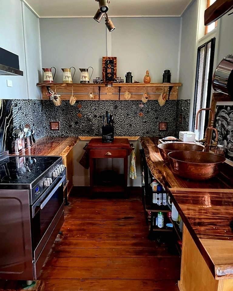 Luxury Timber Slab Kitchen Furnishing Limited Availability Brisbane