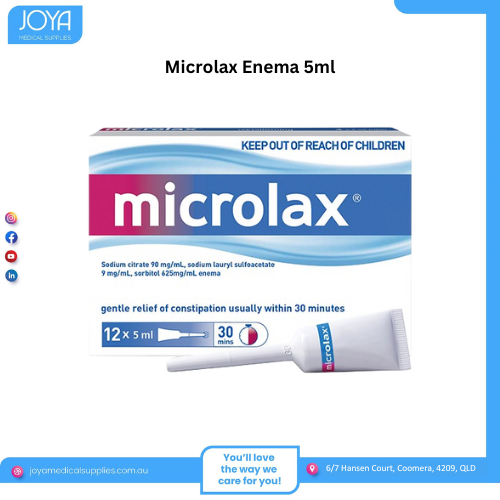 Microlax Enema 5ml – Joya Medical Supplies | Australia