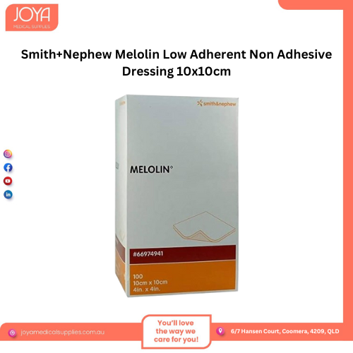 Smith+Nephew Melolin Low Adherent Non Adhesive Dressing 10x10cm – Joya Medical Supplies