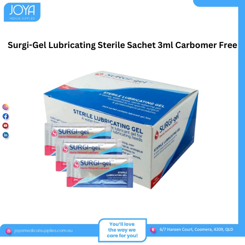 Surgi-Gel Lubricating Sterile Sachet 3ml Carbomer Free – Joya Medical Supplies