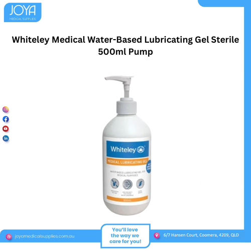 Whiteley Medical Water-Based Lubricating Gel Sterile 500ml Pump – Joya Medical Supplies