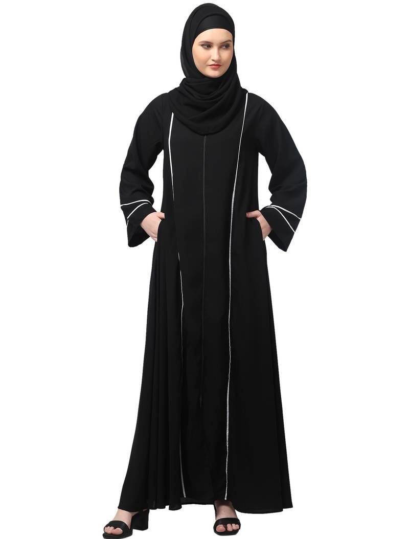 Mirraw Black Abaya for Women – Stylish Abaya with Special Discount