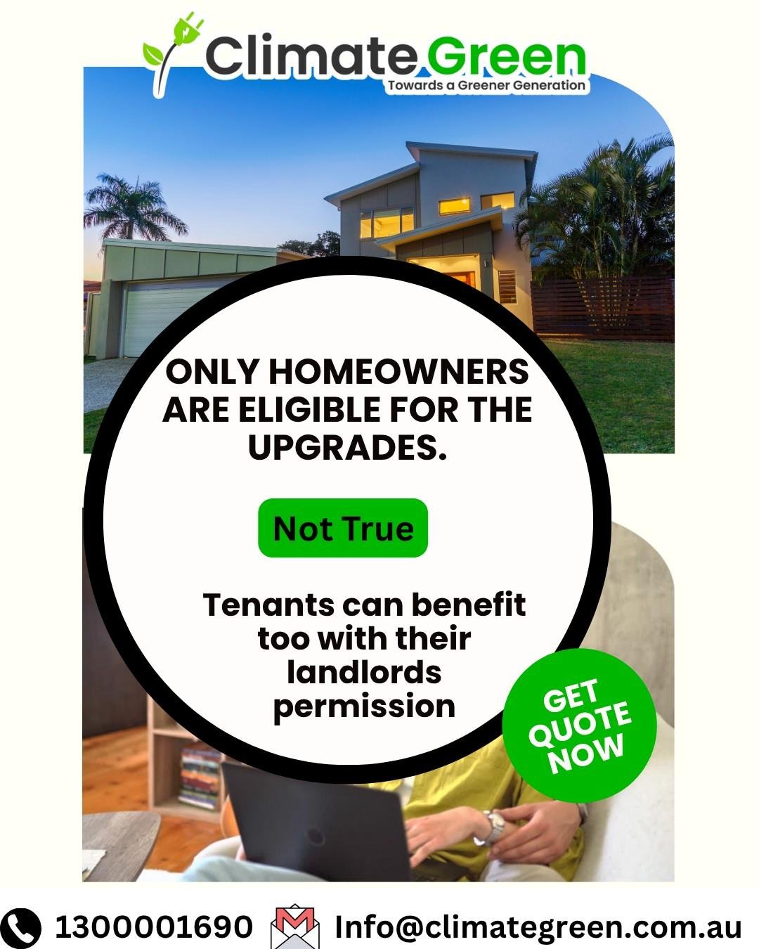 Tenants Can Claim Energy Upgrades Too! Not just for homeowners — renters can also access VEU rebates