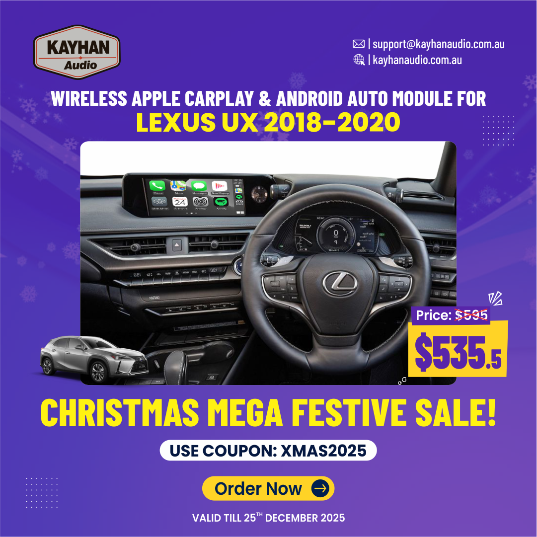 Wireless Apple CarPlay & Android Auto Module For Lexus UX 2018-2020