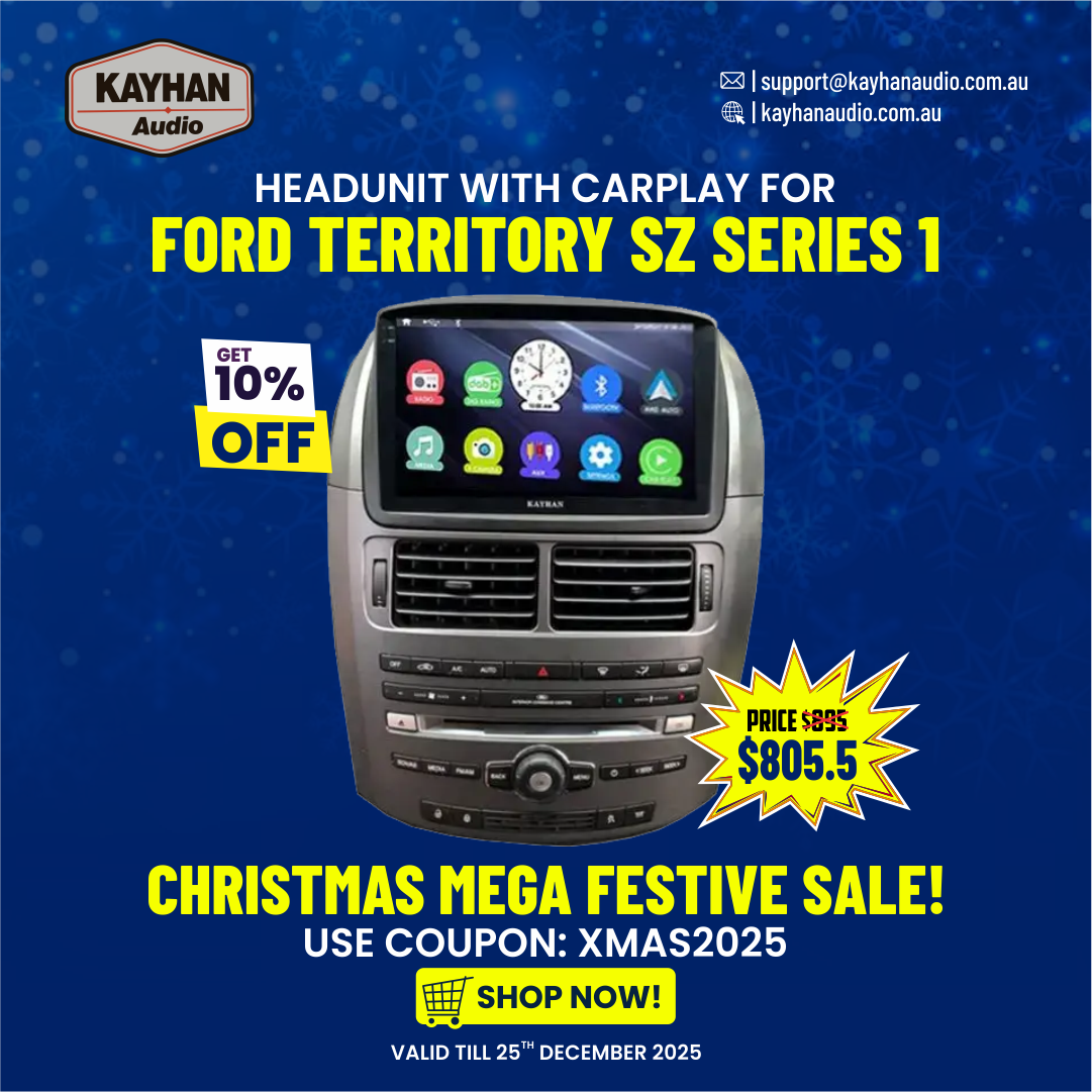 Headunit With Carplay for Ford Territory SZ Series 1