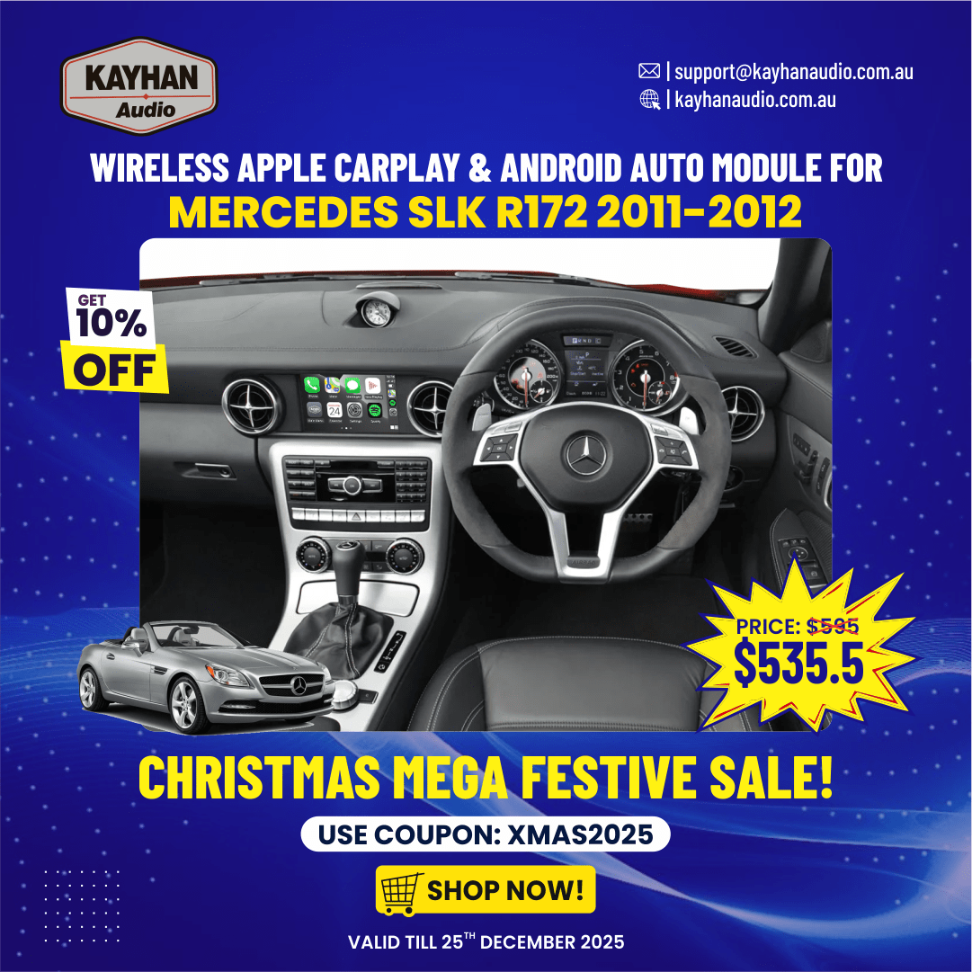 Wireless Apple CarPlay & Android Auto Module For Mercedes SLK R172 2011-2012