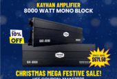 Kayhan Amplifier 8000 Watt Mono Block